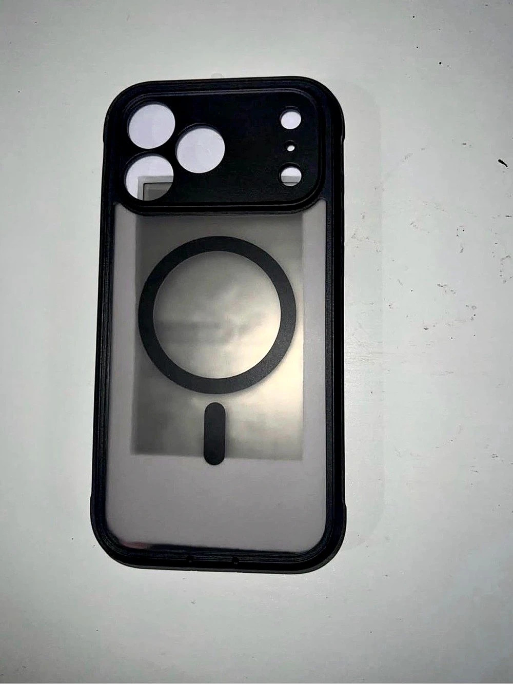 Clear Phone Case with Black Edge